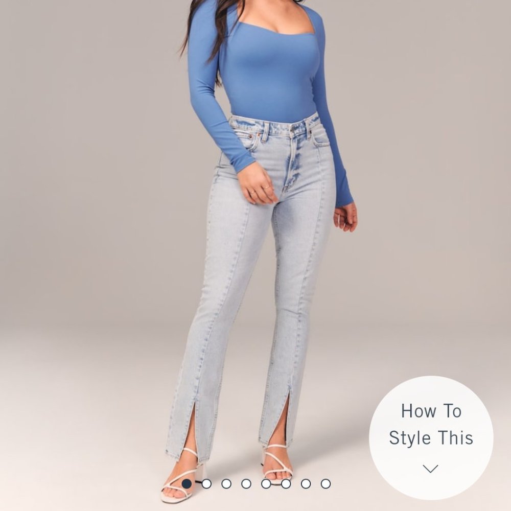 **sold out**NWT**Split-hem denim A&F *sold out**